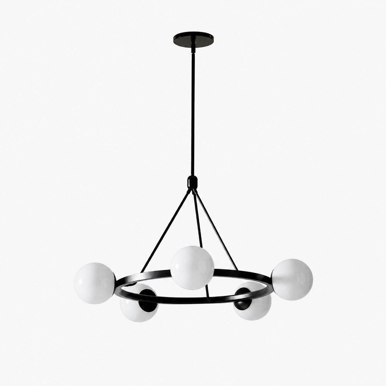 Brelia Round Light Chandelier - Modern Globe Chandelier in Stylish Design