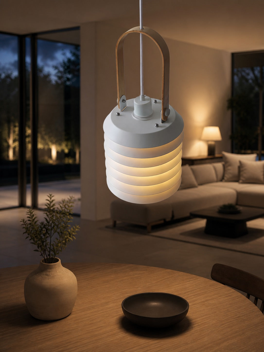 Minimalist Lantern Pendant Lamp