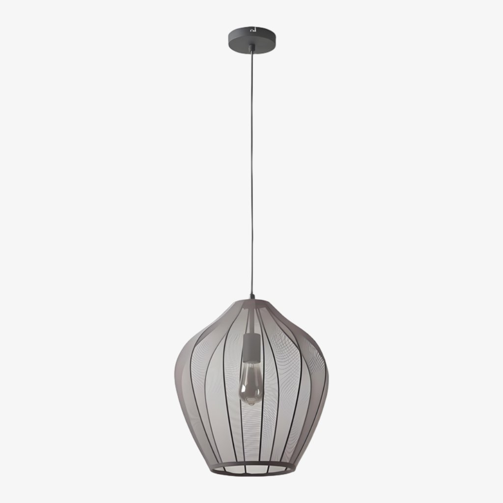 Lumifil Modern Mesh Pendant Light - Hanging Fabric Lghts are Suitable for Dining Rooms or Kitchen Islands