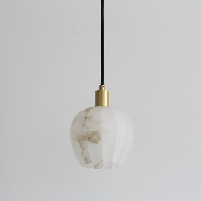 Modern Minimalist Alabaster Pendant Light