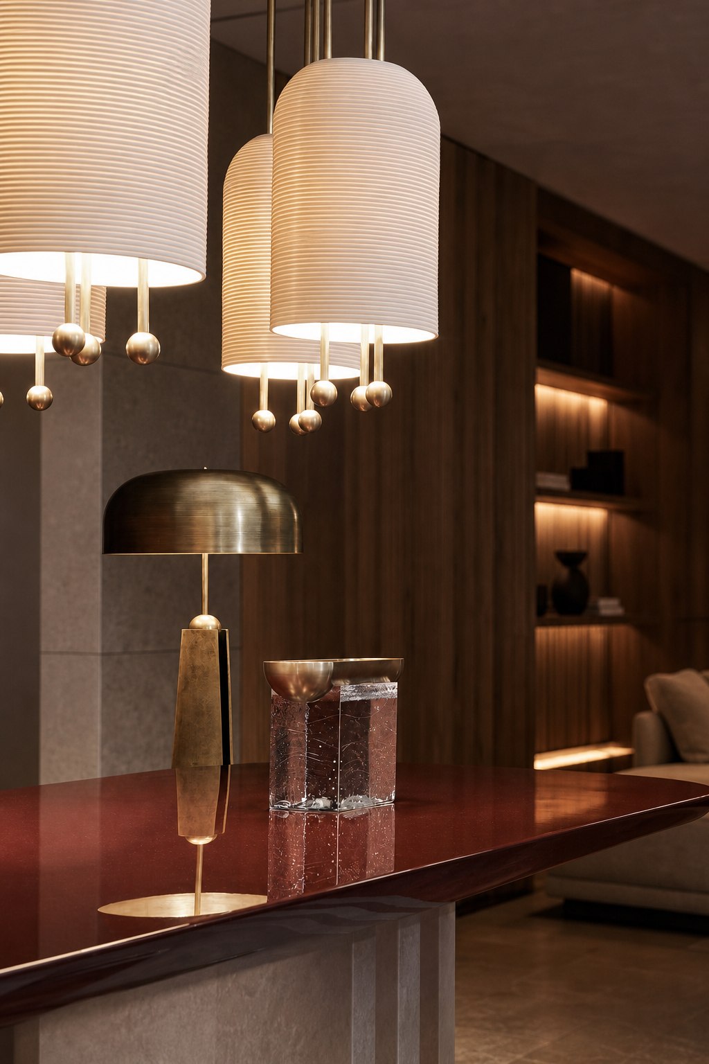 Lantern Glass Pendant Lamp