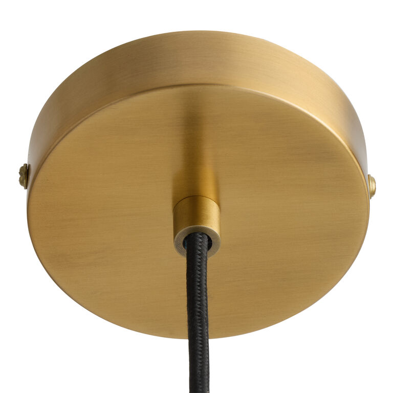 Olive Green Handblown Glass Pendant Lamp - Multi Tiered Hanging Lamp