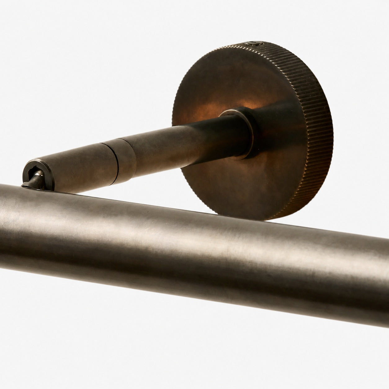 Aurix Wall Mount Art Light - Aged Finish Picture Light for Highlighting Canvases