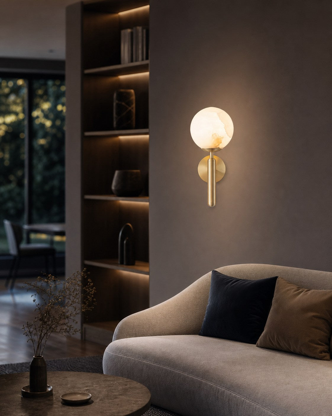 Mian Alabaster Wall Lamp