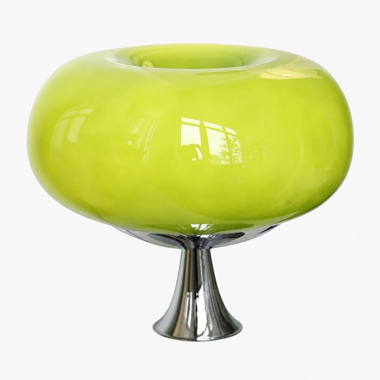 Lollora Decorative Table Lamp – Sculptural Glass Accent Light for Bedroom or Living Room