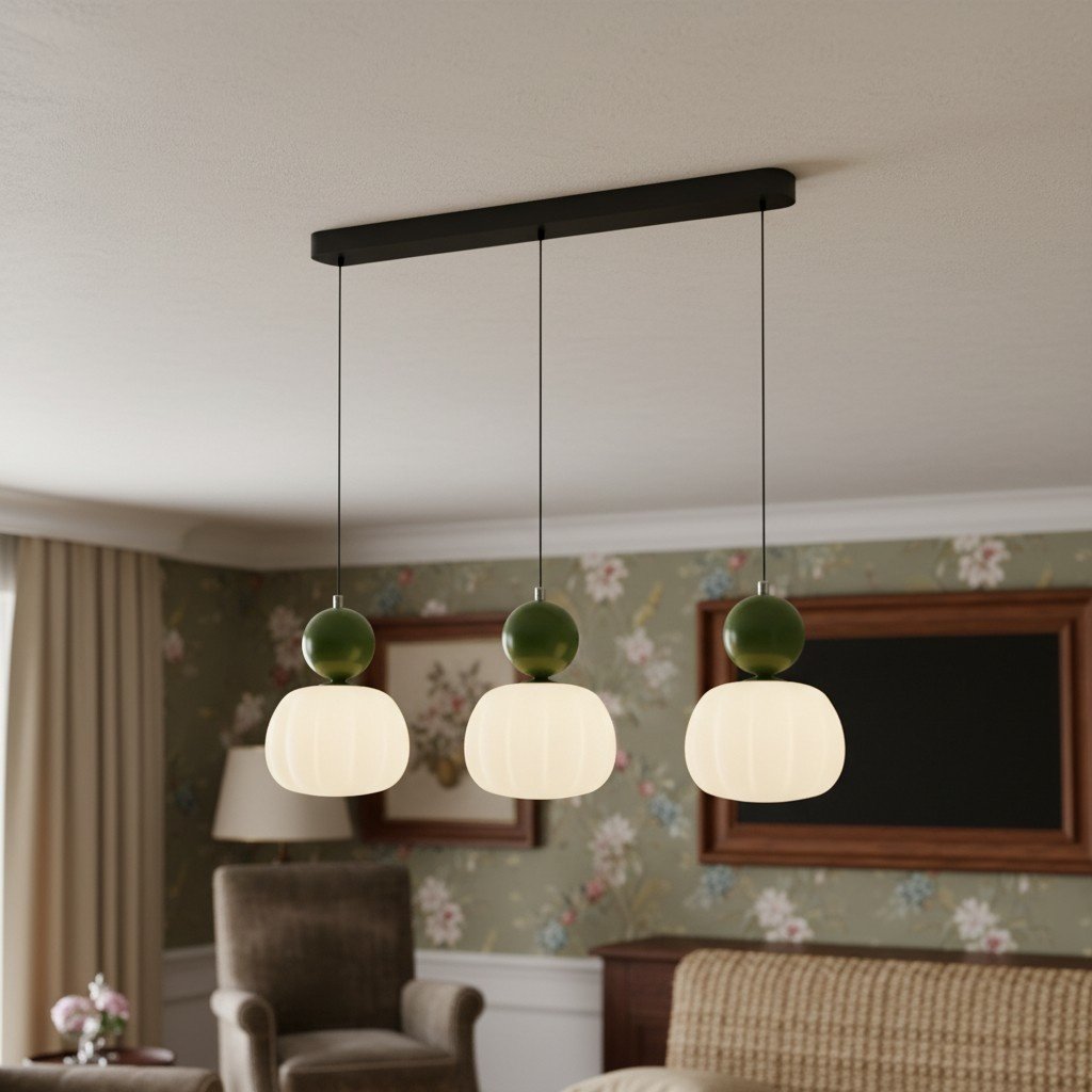 Ornavigo Modern Art Deco Pendant Light - Bauhaus Inspired Lighting for Kitchen Island