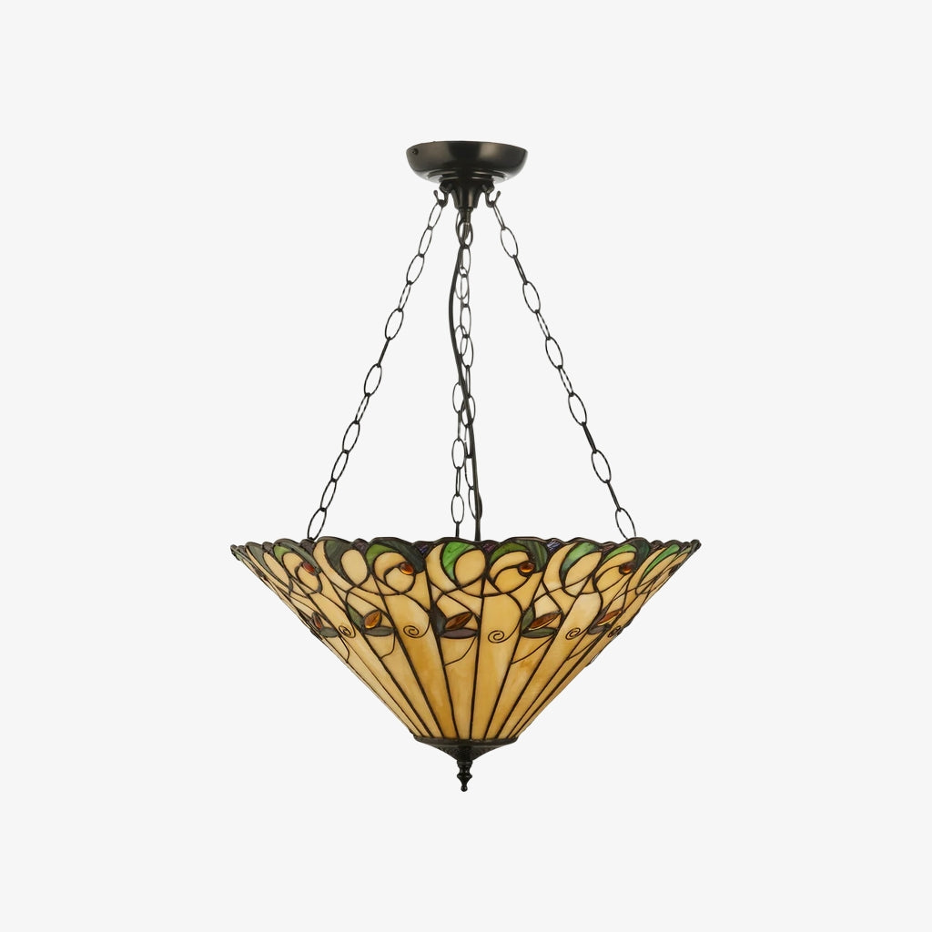 TF Jamelia Light - Decorative Art Glass - Flush Mount Timeless Style for Hallway