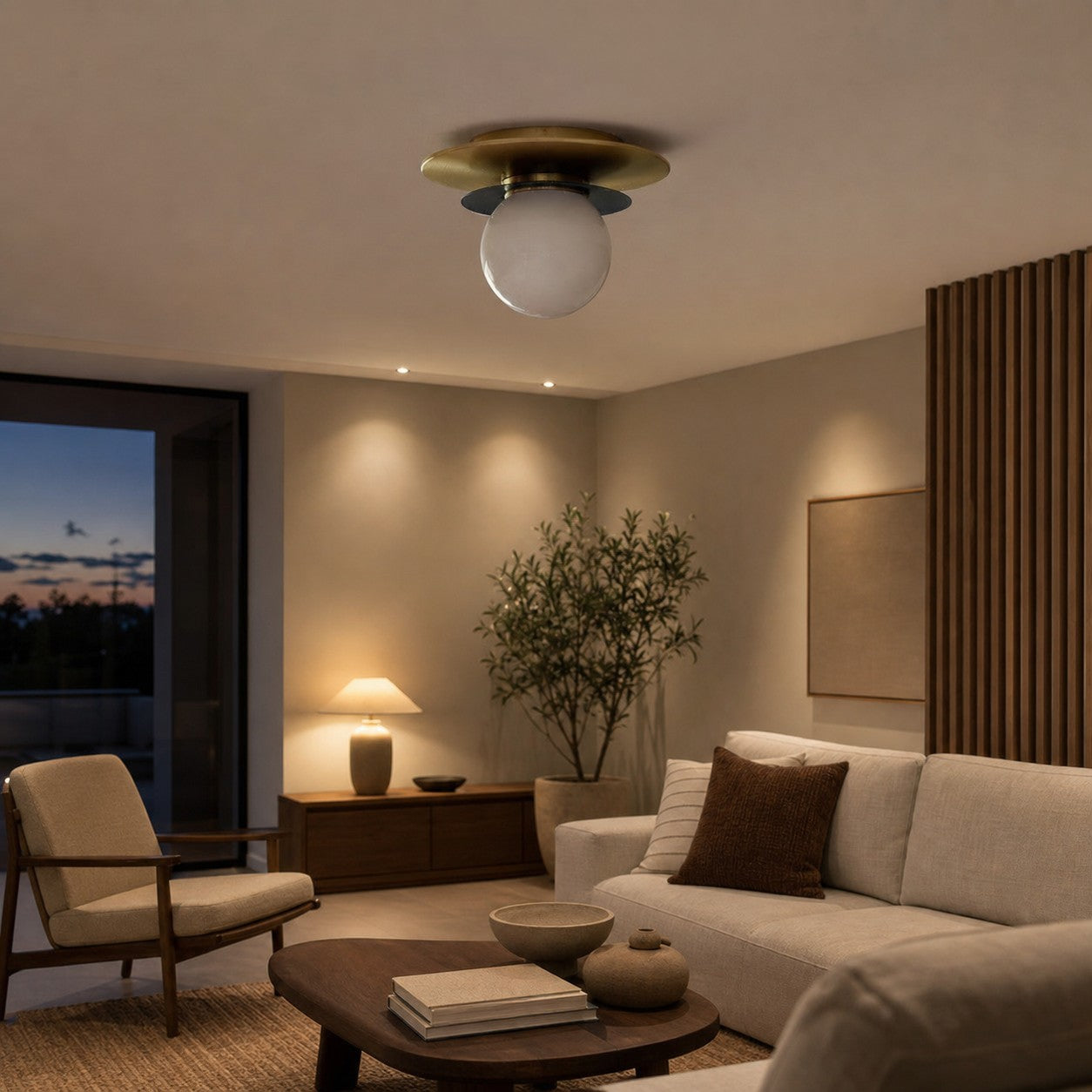 Artivo Layered Modern Brass Ceiling Light - Stylish Home Decor