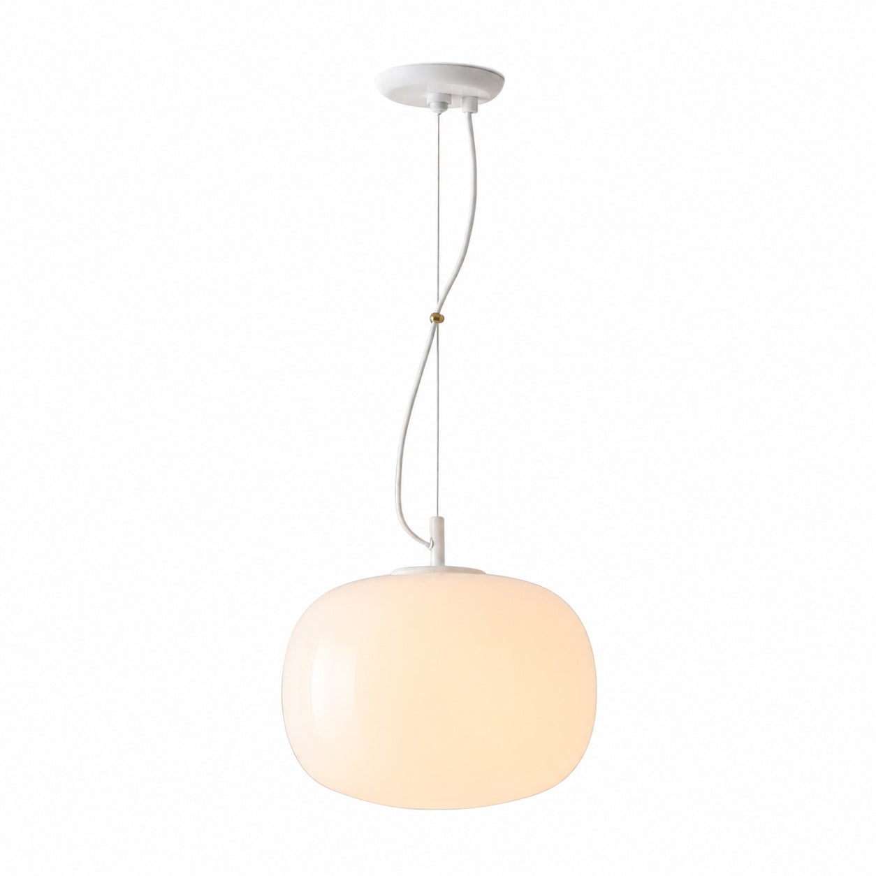 Lumivelle Minimalist Glass Pendant – Adjustable Height Dimmable Design