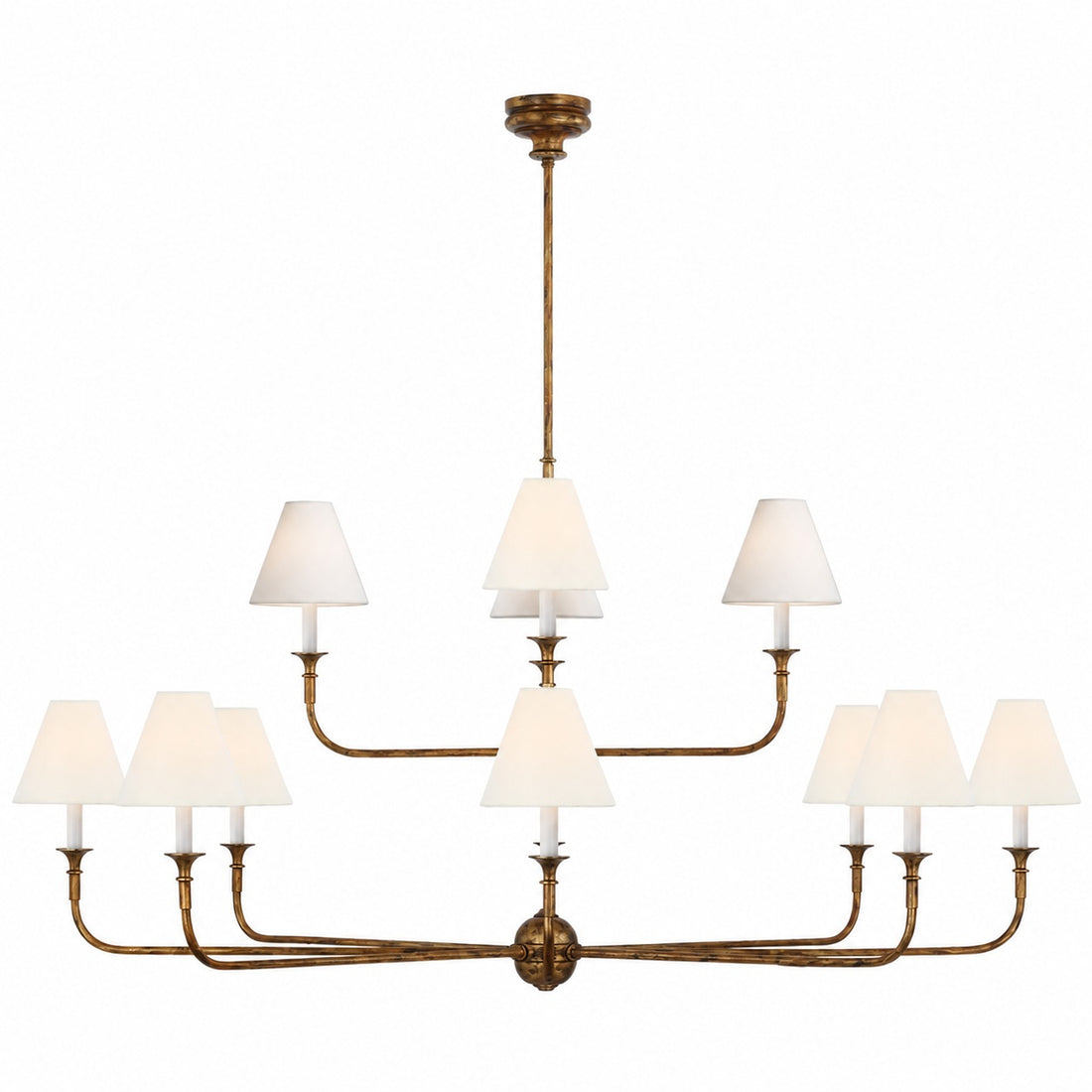 Piaf Grande Modern Industrial Metal Chandelier