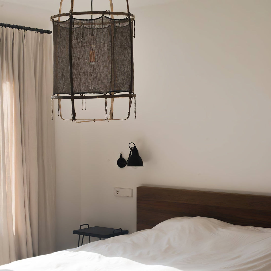 Straight Hollow Tulle Pendant Lighting