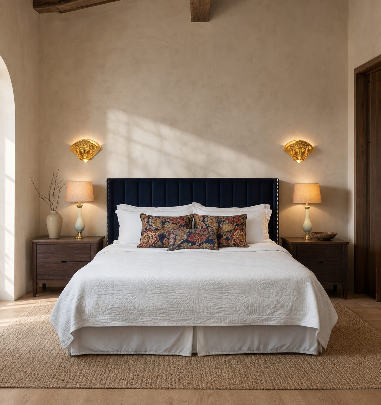 Sphinx Brass Wall Lamp