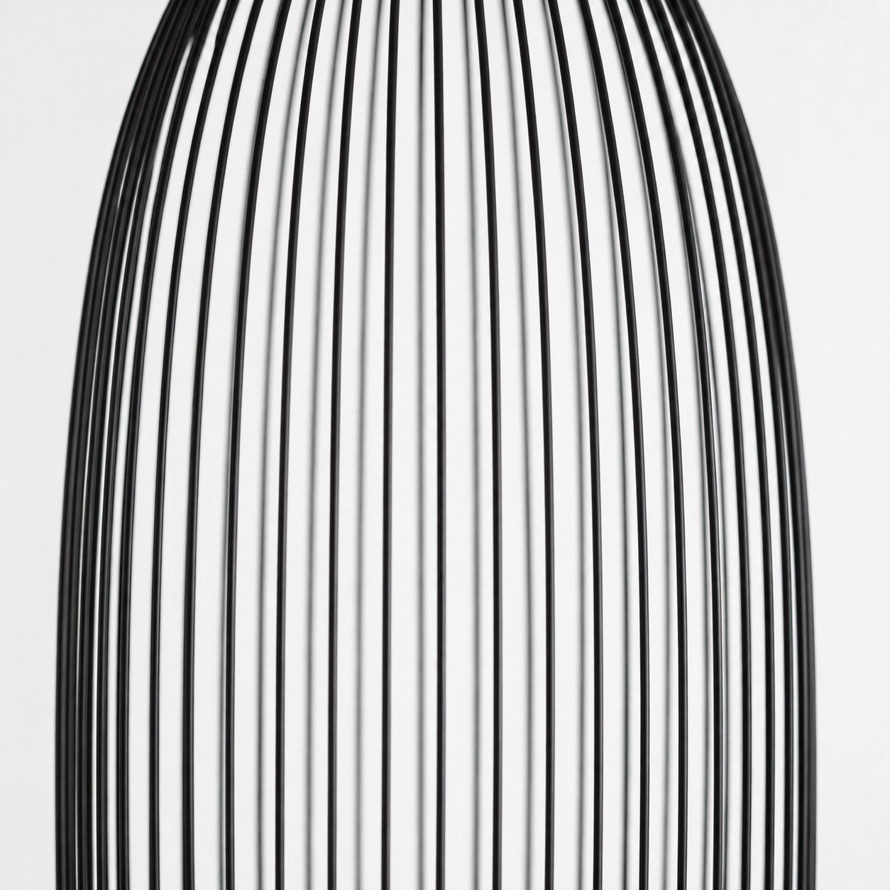 Radiloop Minimalist Suspension Lamp - Metal Lantern-Inspired Design for Dining Room N48