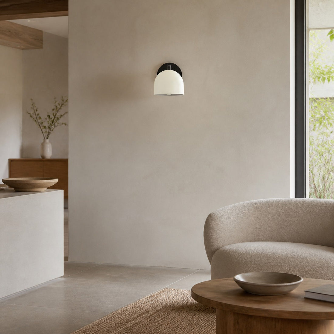 Metio Dome Decorative Wall Sconce Light - Elegant Indoor Lighting Fixture