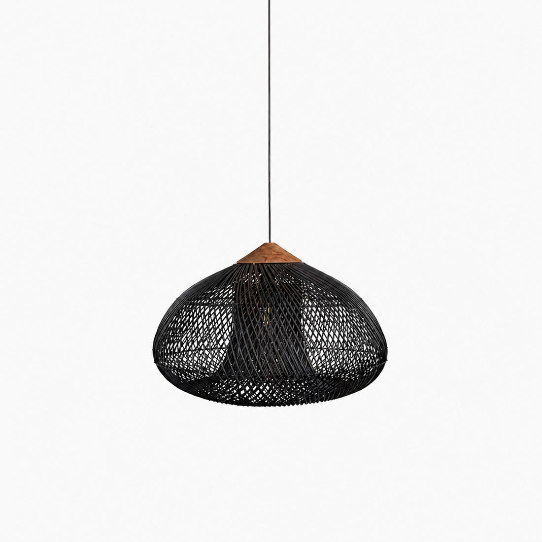 Harp Braided Rattan Pendant Lamp