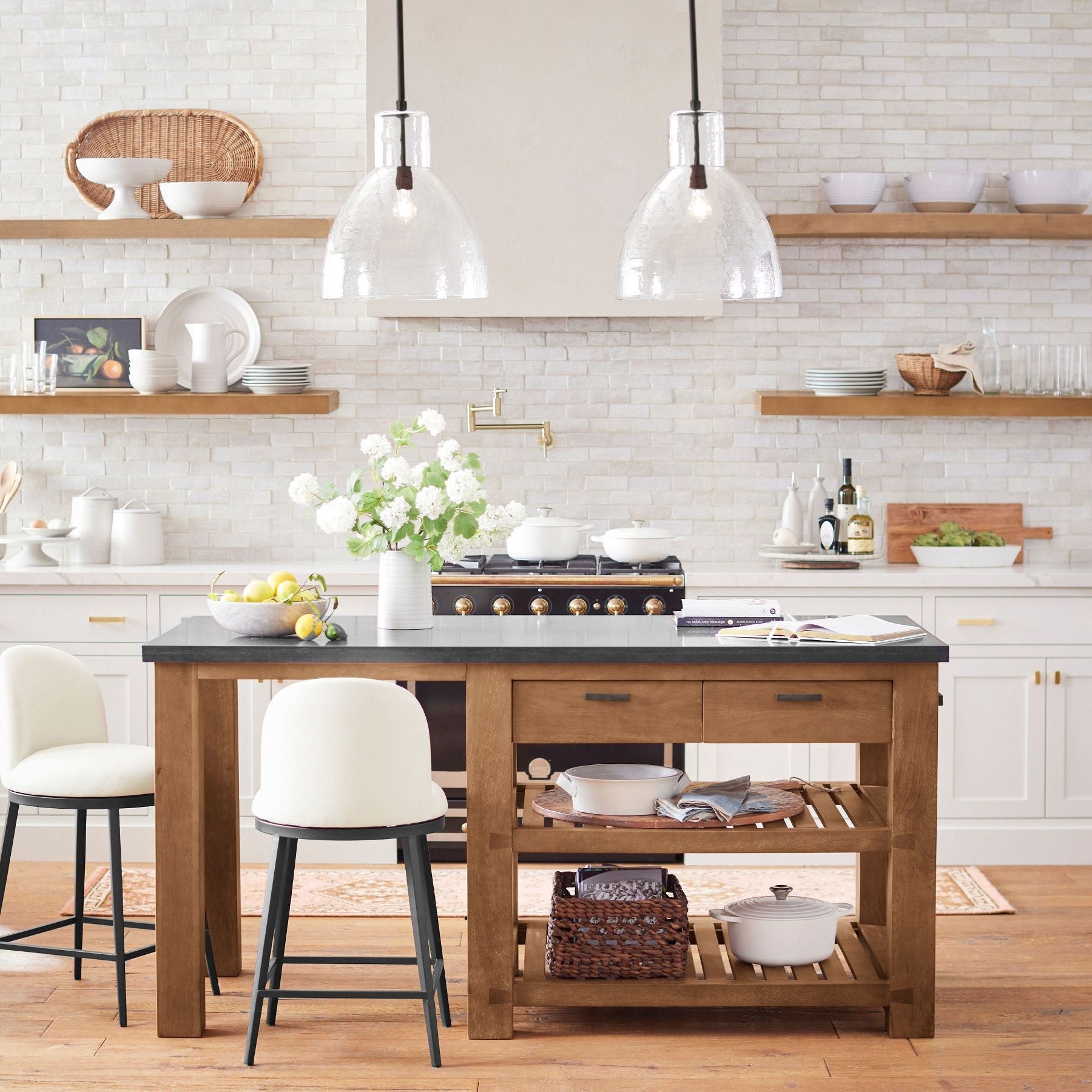 Glavira Industrial Metal Canopy Pendant – Soft Light Diffusing Fixture for Kitchen Islands