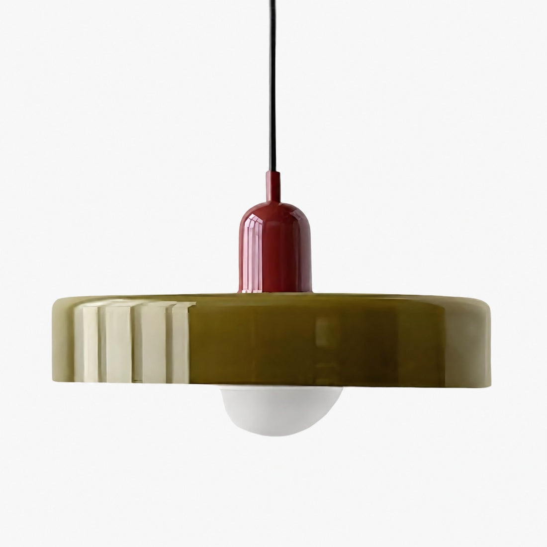Glasora Modern Glass Suspension Light – Minimalist Nordic Pendant Lamp for Kitchen and Hallway N32