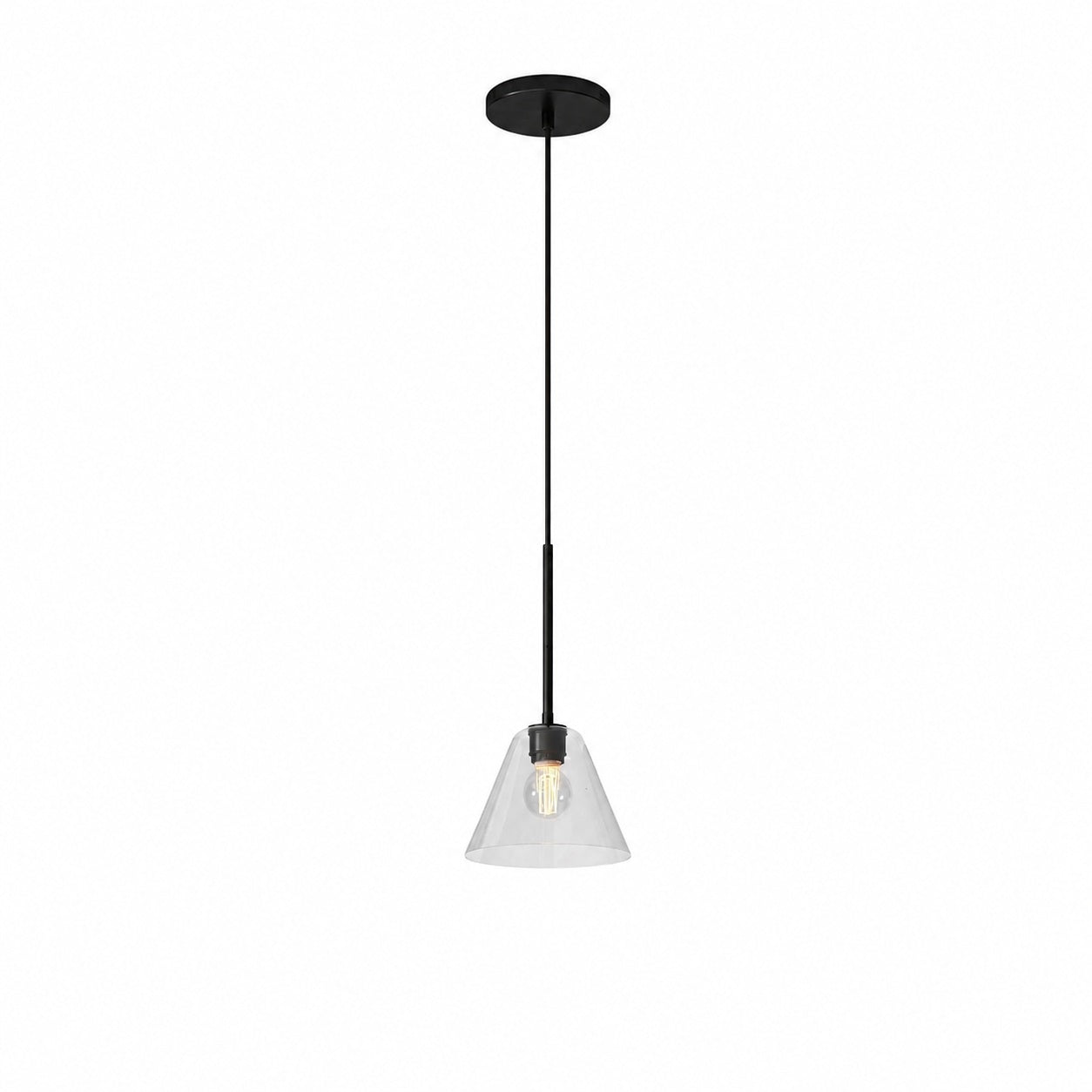 Conica Glass Cone Pendant Lamp – Modern Style Light for Any Room
