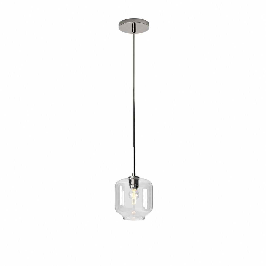 Lumivelle Pebble Pendant Light - Adjustable Glass Shade - Modern Lighting