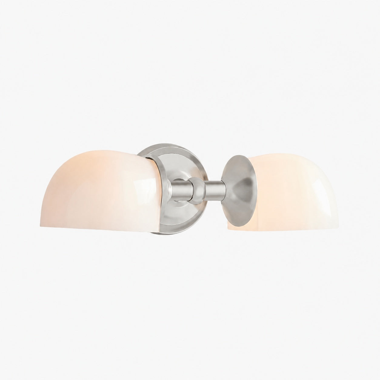 Modern Mercer Double Horizontal Metal Wall Sconce