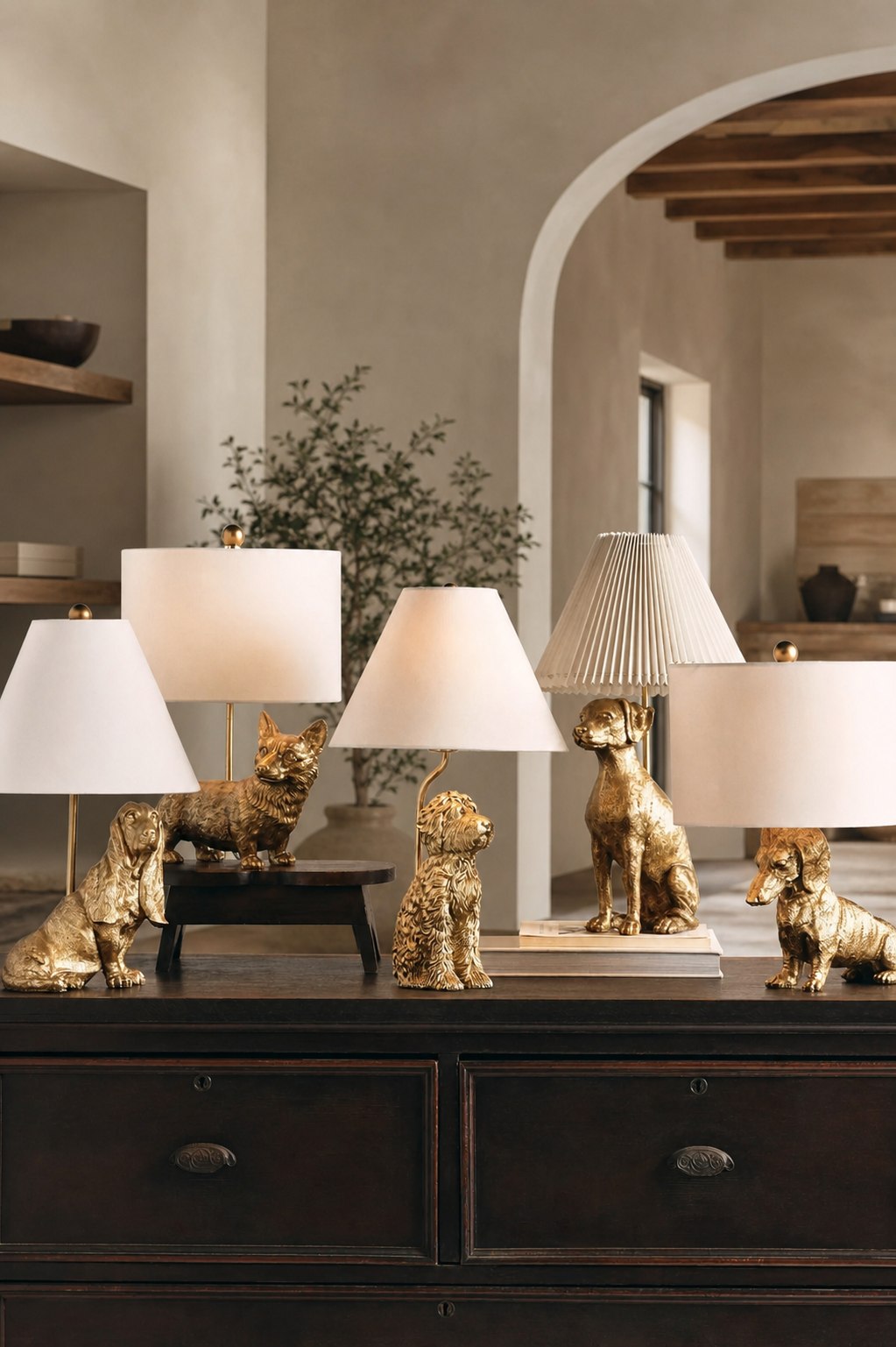 Pawdia Unique Table Lamp - Decorative Animal Bedside Lamp