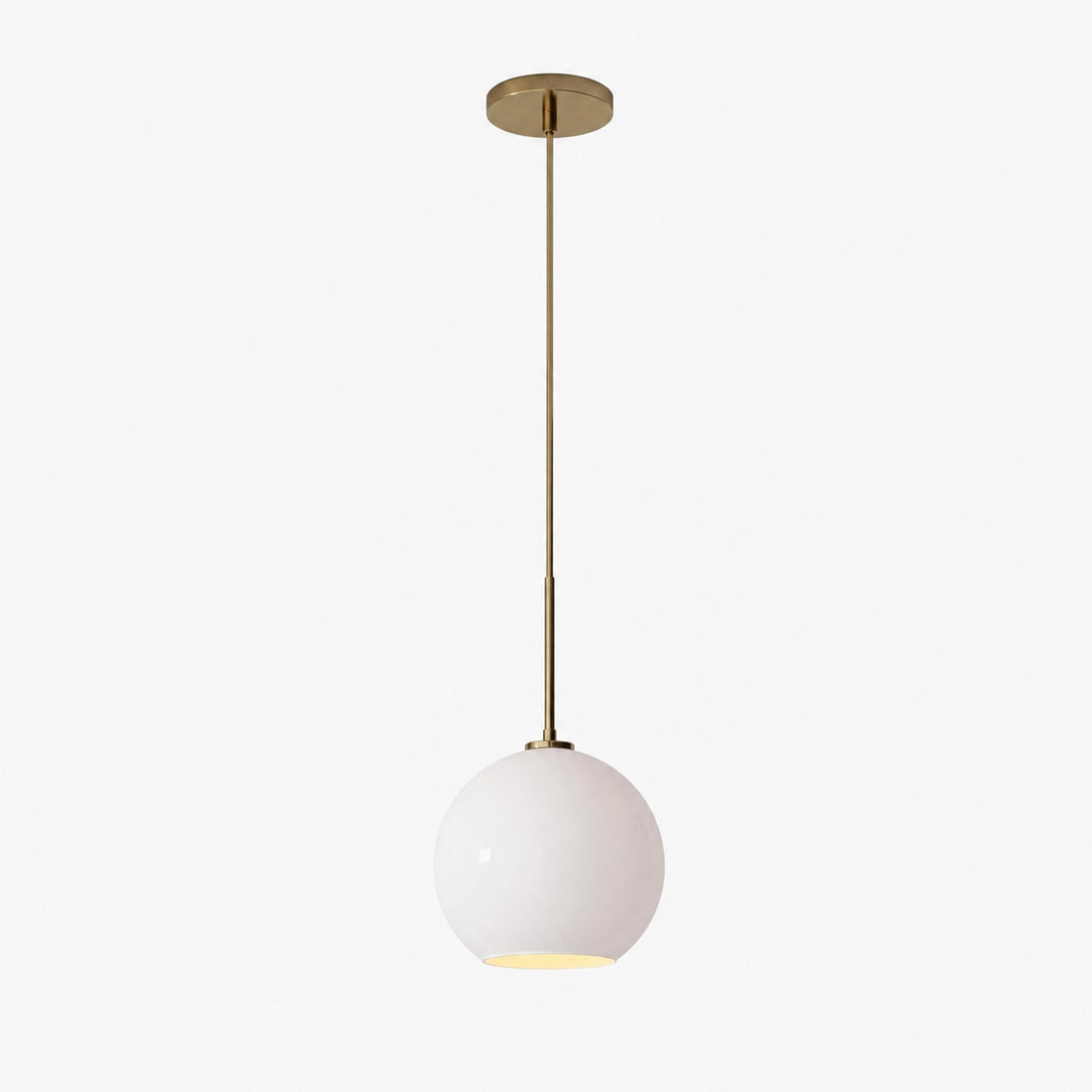 Selvion Sculptural Globe Pendant Light - Modern Glass Pendant Lamp - Sleek Design