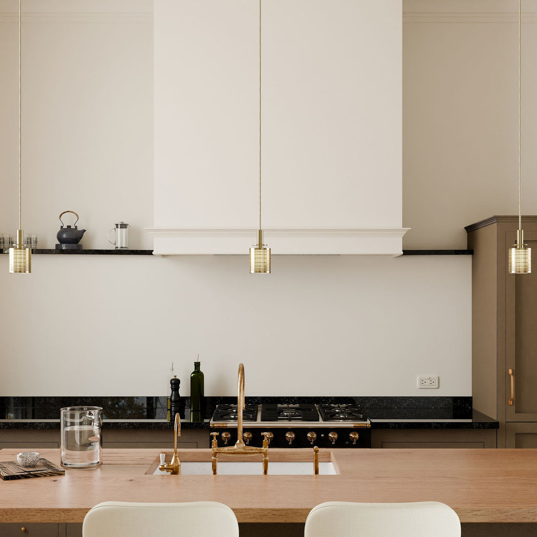 Galvia Champagne Bronze Metal Pendant - Adjustable and UL Compliant