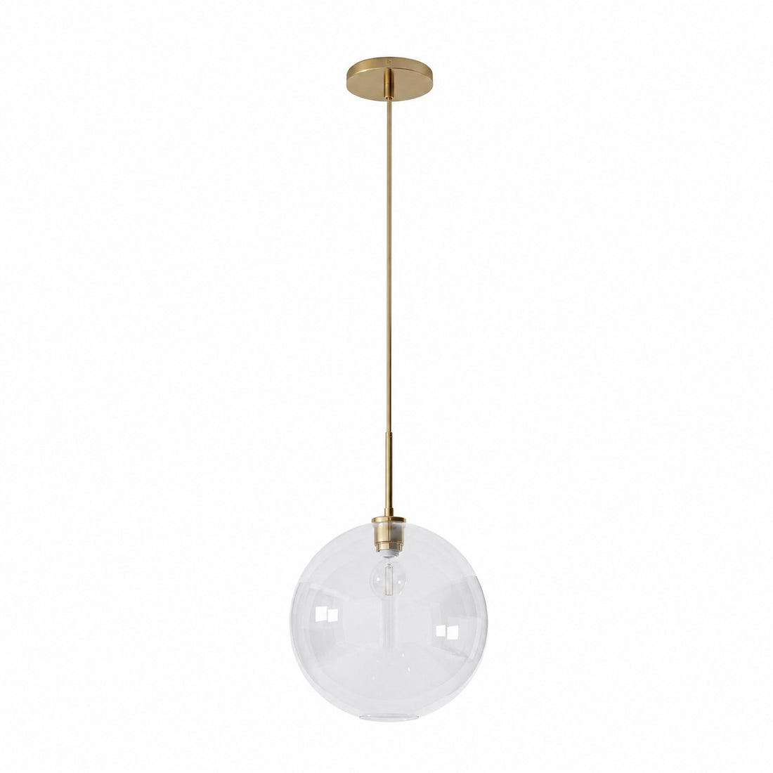 Selvion Sculptural Globe Pendant Light - Modern Glass Pendant Lamp - Sleek Design