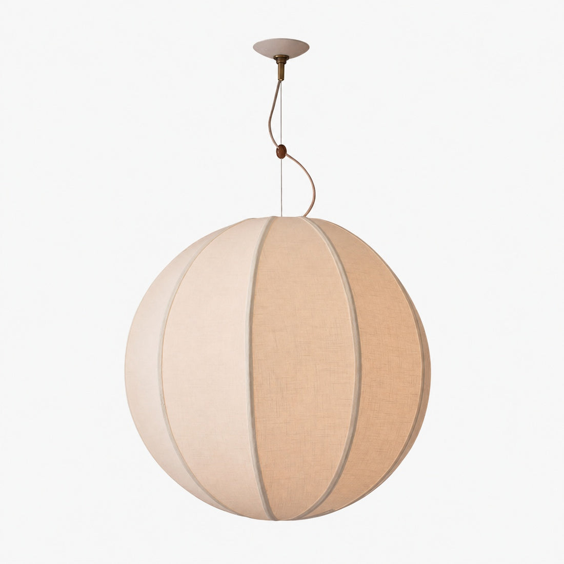 Alvian Pendant Light - Linen Shade with Adjustable Height for Cozy Dining