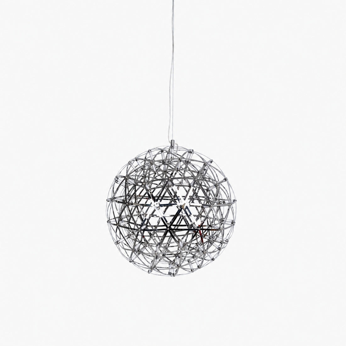 Silver Spark Ball Pendant Light