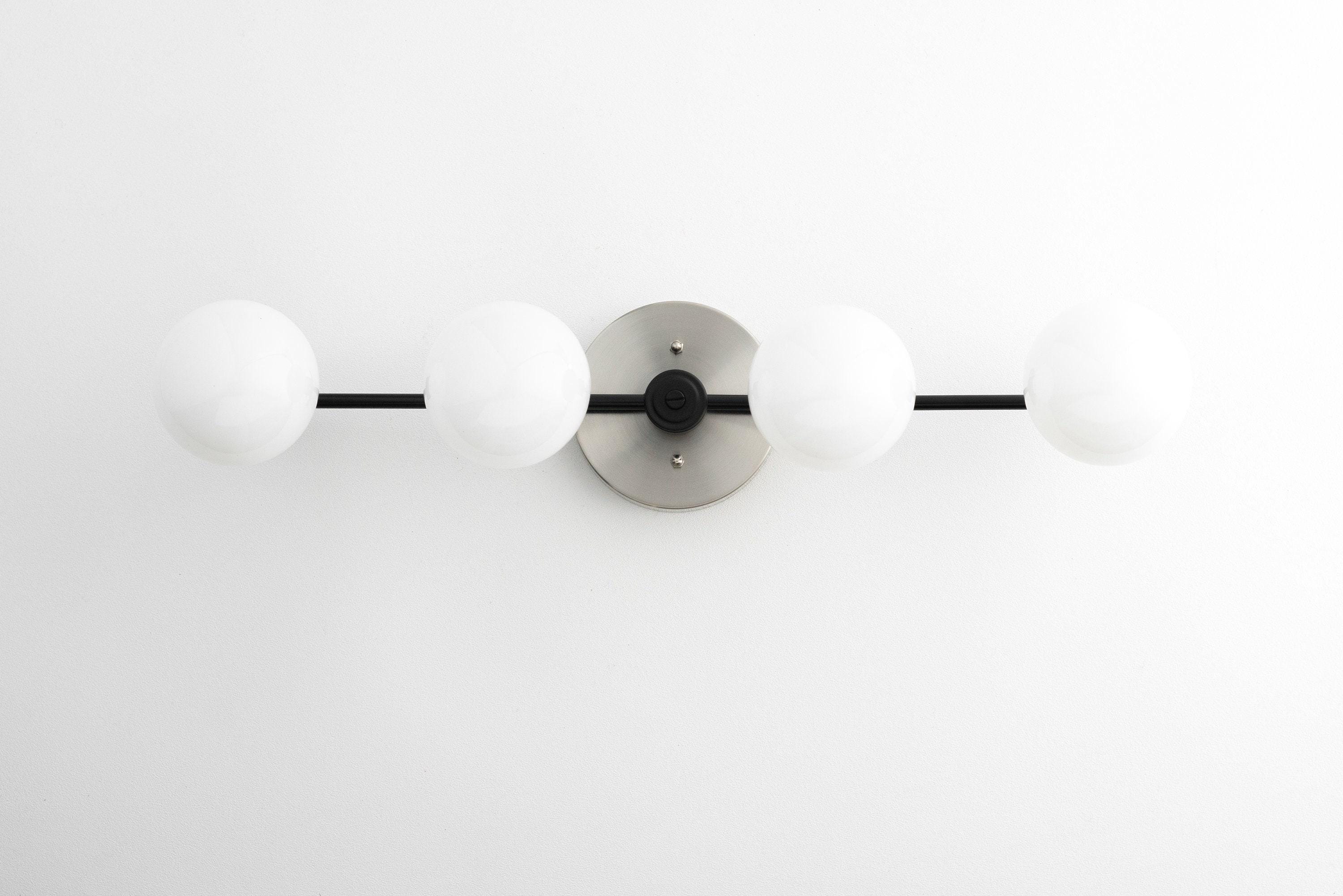 Glorica Glass Long Vanity Light - Modern Minimalist Wall Sconce Design