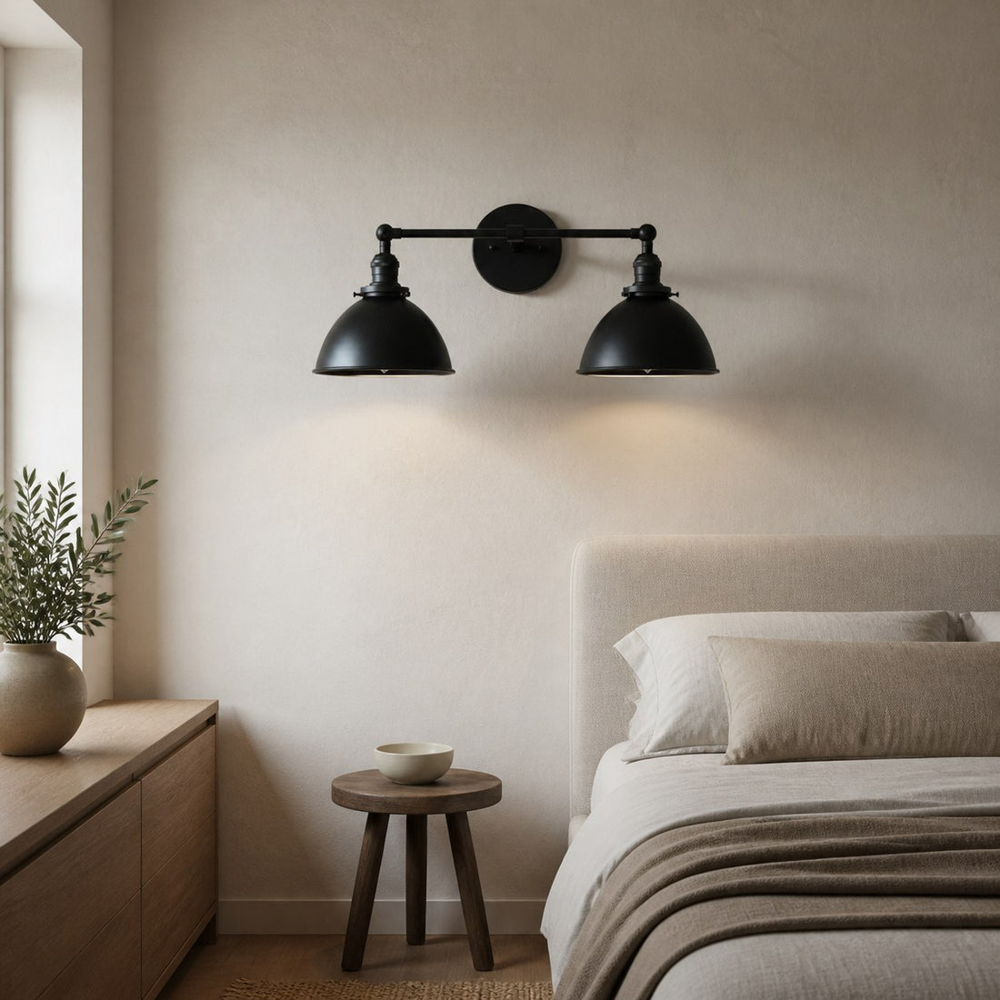 Conique Metal Industrial Vanity Light  - Modern Bathroom Lighting Fixture