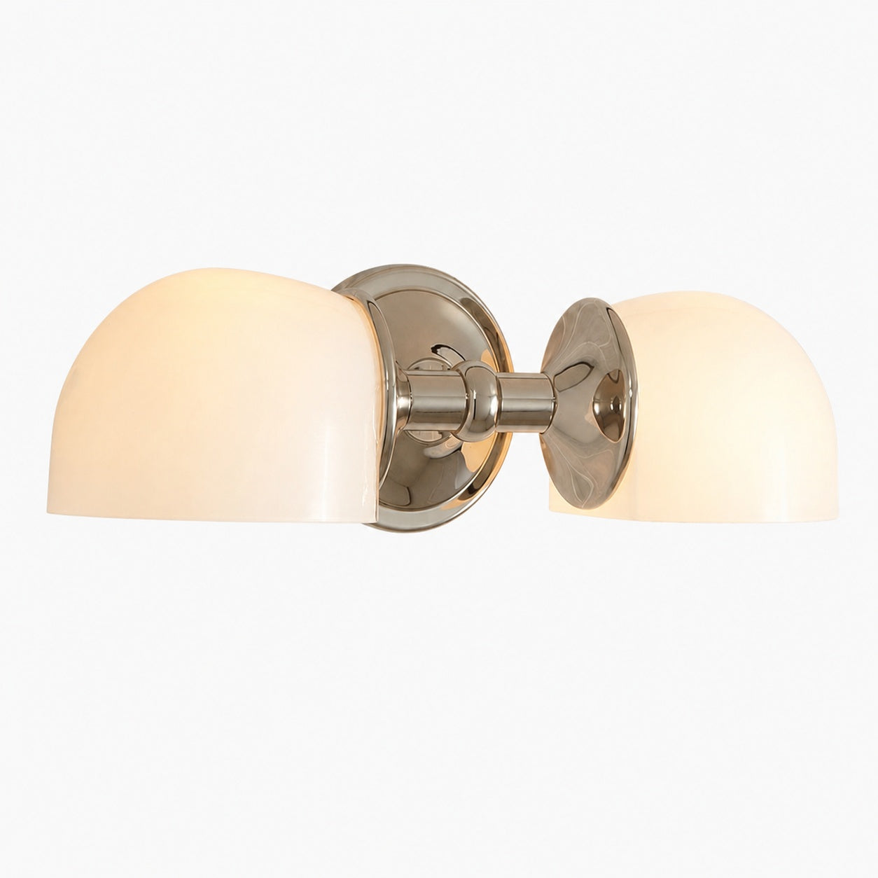 Modern Mercer Double Horizontal Metal Wall Sconce