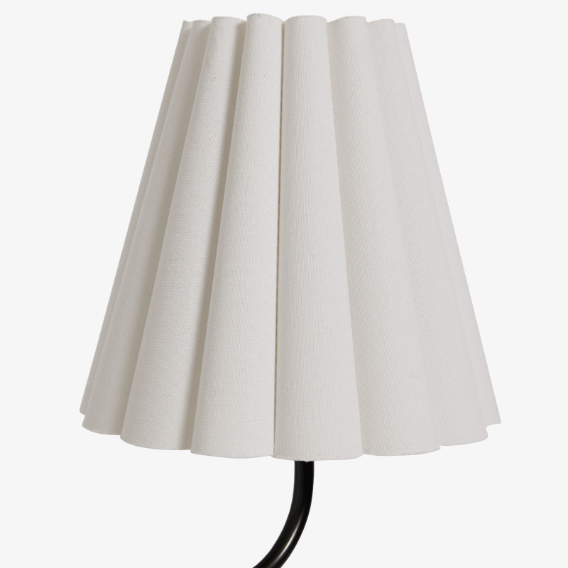 Ruffmeto Ruffled Shade Metal Frame Chandelier for Dining