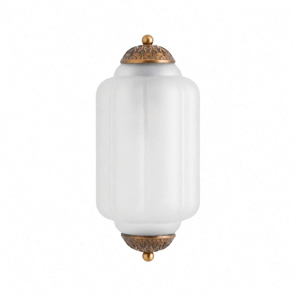 Eloise Brass Wall Sconce – Elegant Milk Glass Vintage Lighting
