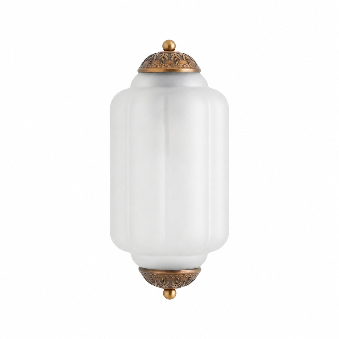 Eloise Brass Wall Sconce – Elegant Milk Glass Vintage Lighting
