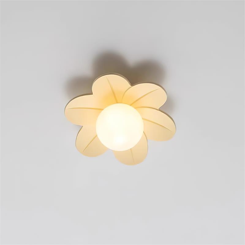 Resin Flower Ceiling Light