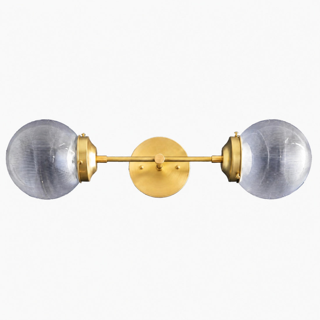 Lumio Globe Versatile Vanity Sconce - Dimmable Light for Bathroom and Hallway Use