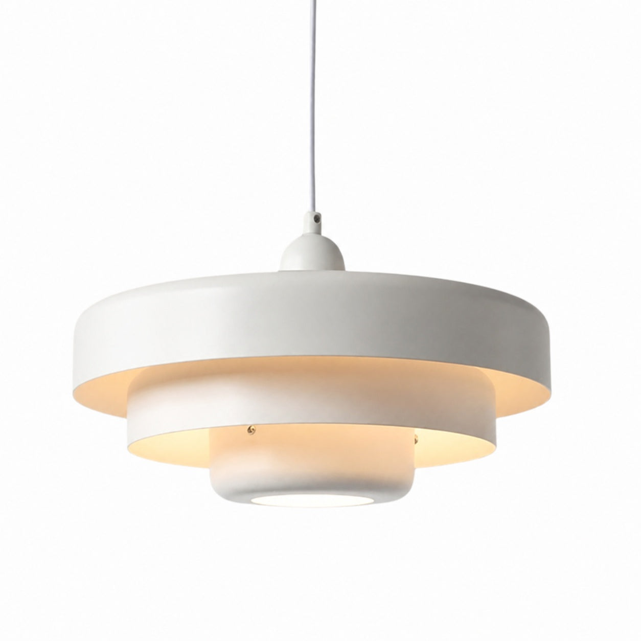 Malero Triple Layer Macarons Pendant Light - Modern Disc Form Lighting for Dining Room or Lounge N52