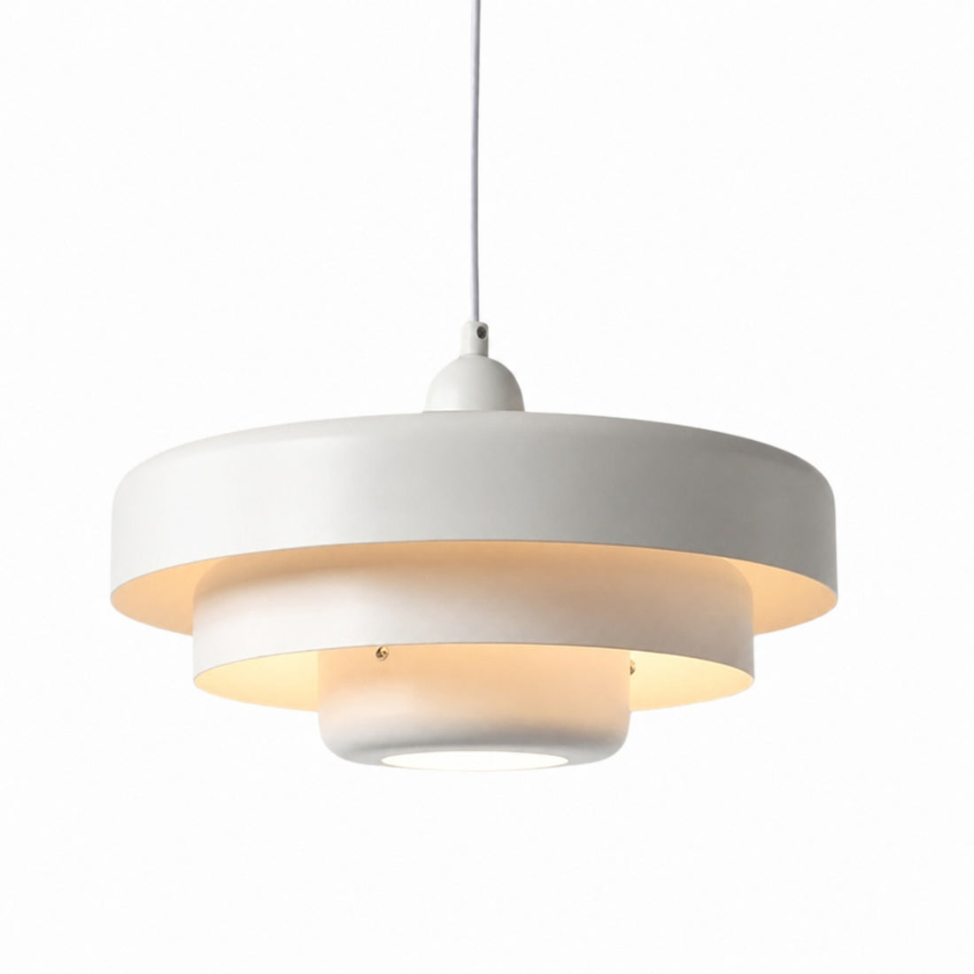 Malero Triple Layer Macarons Pendant Light - Modern Disc Form Lighting for Dining Room or Lounge N52