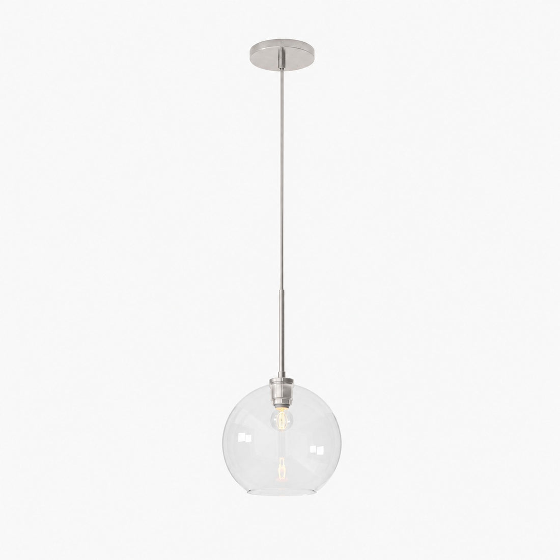 Selvion Sculptural Globe Pendant Light - Modern Glass Pendant Lamp - Sleek Design