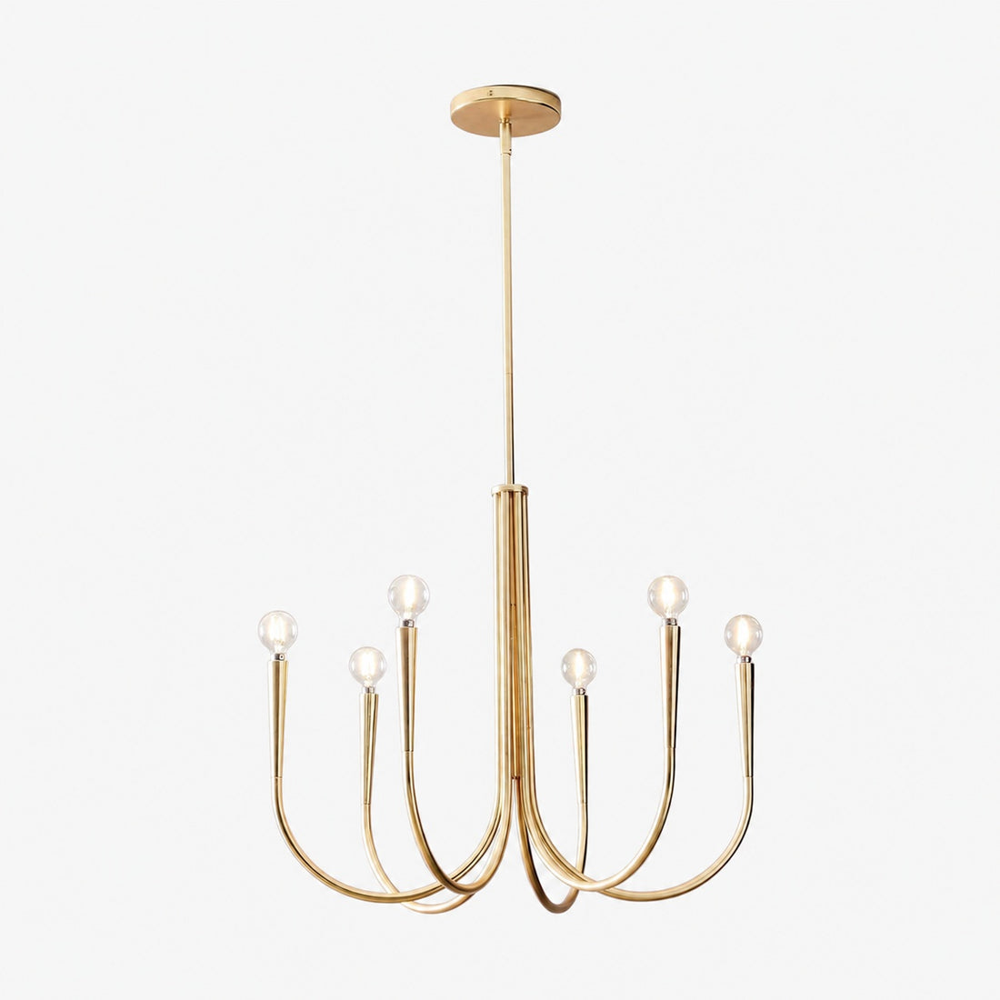 Borvia Swoop Arm Chandelier - Vintage-Inspired Modern Perfect for Home