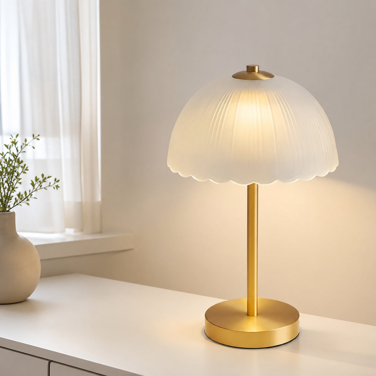 Small Umbrella Table Lamp
