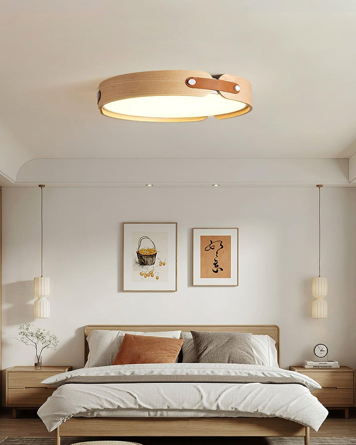 Drum Design Flush Mount Lighting