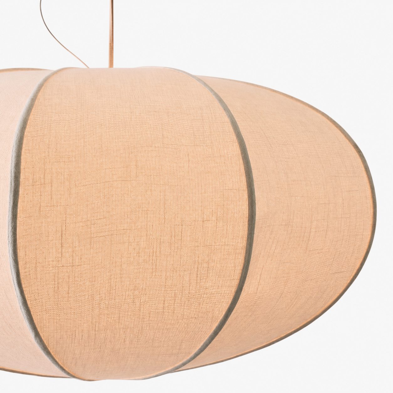 Alvian Pendant Light - Linen Shade with Adjustable Height for Cozy Dining