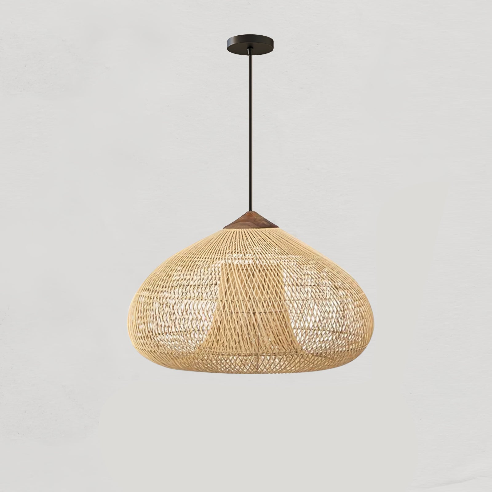 Harp Braided Rattan Pendant Lamp