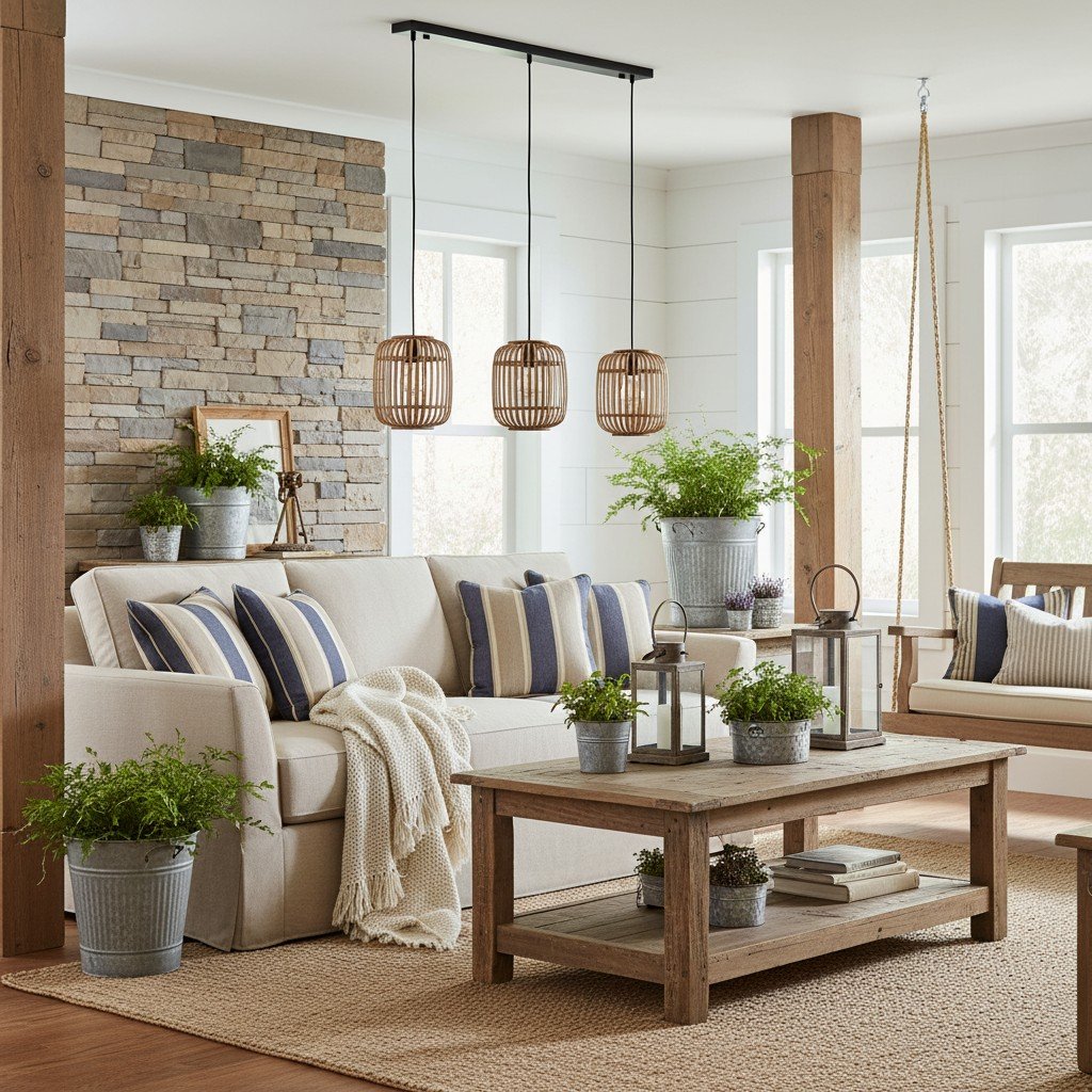 Yumeko Adjustable Bamboo Pendant Lamp - Natural Cage Ceiling Light Perfect for Living & Dining Rooms