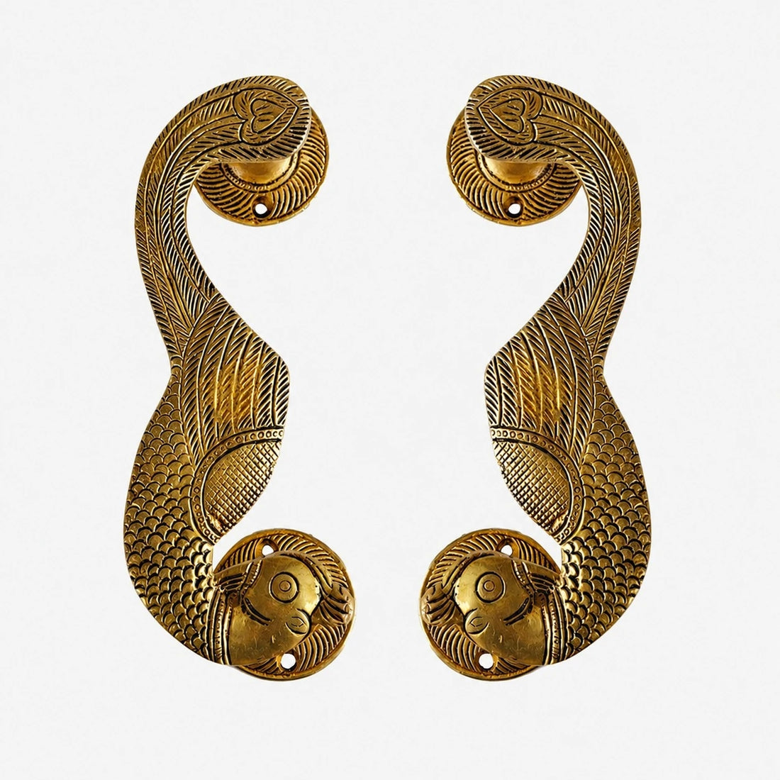 Handcrafted Brass Animal Door Handles 24