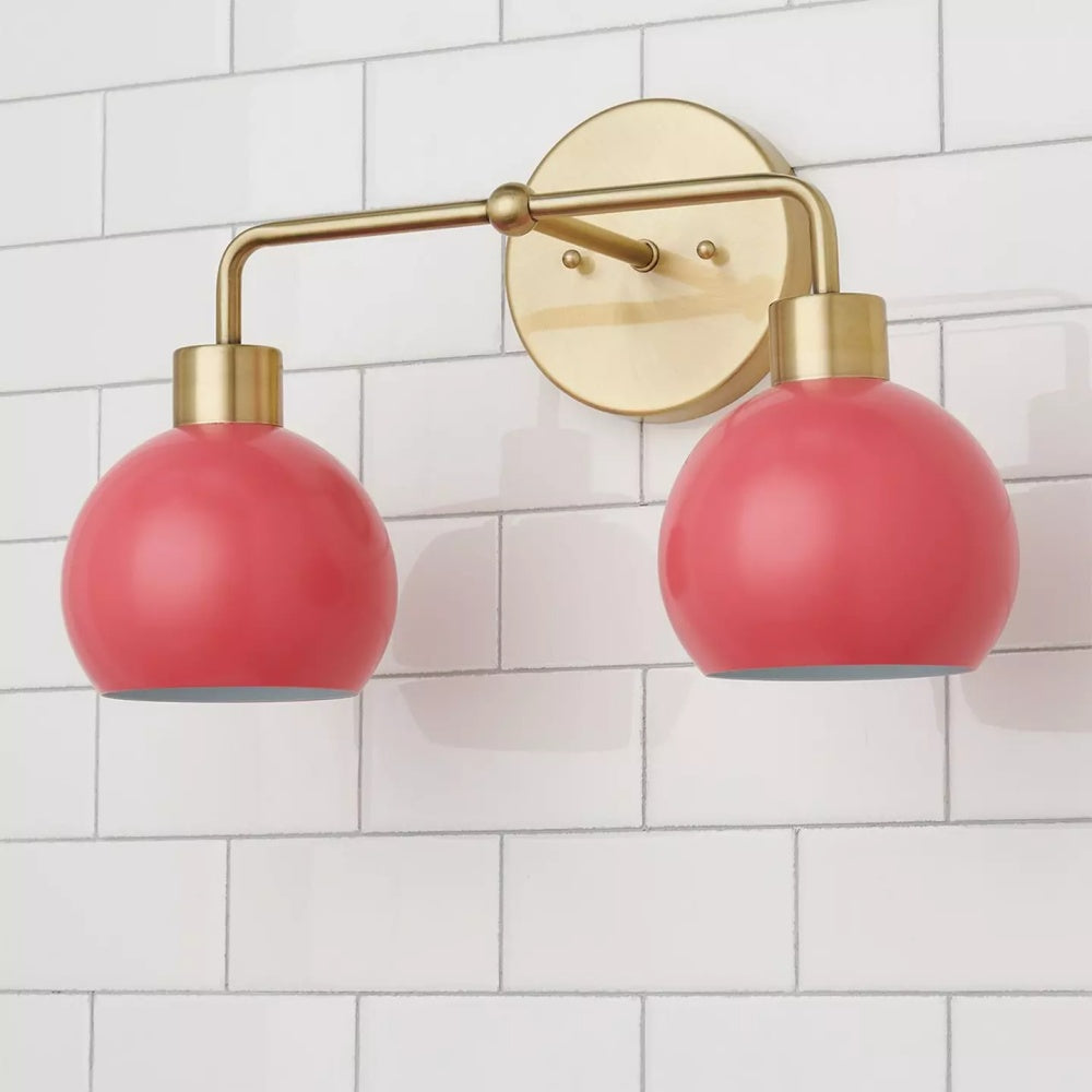 Double Bubble Pop Wall Sconce - Colorful Vanity Wall Light