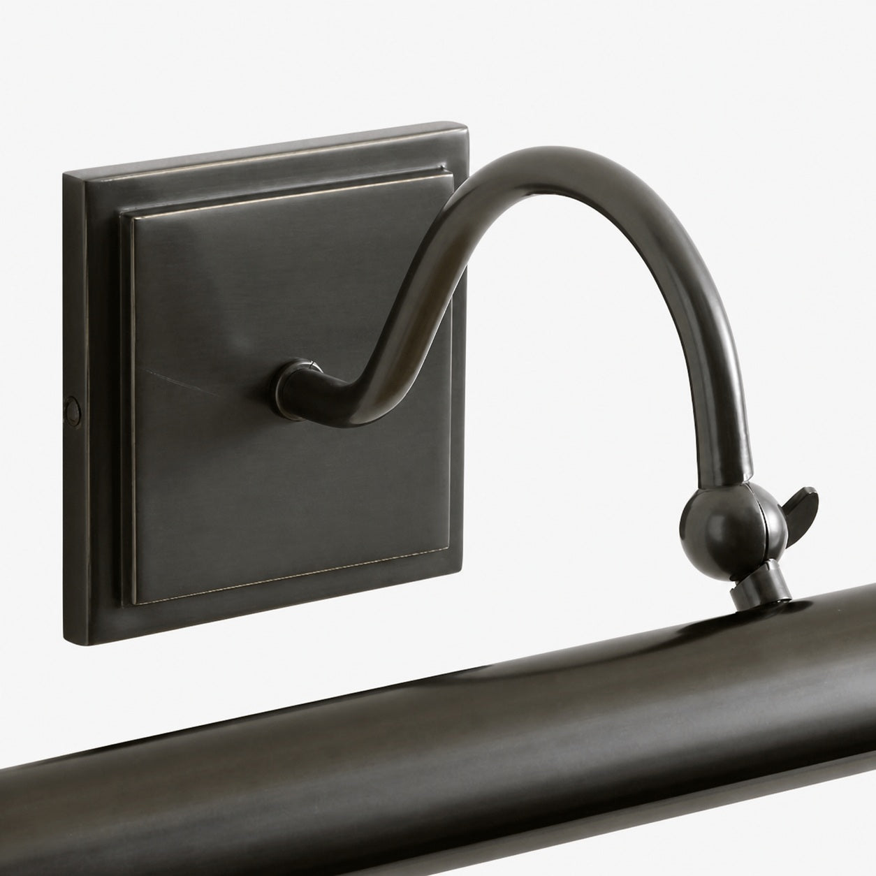 Serena Slim Hood Sconce - Transitional Style Art Lighting For Living Room